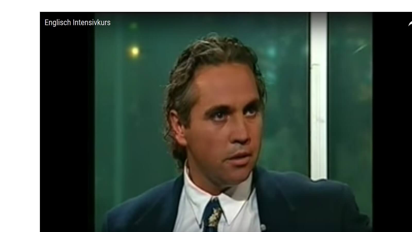 Joe Leis im Fernsehstudio