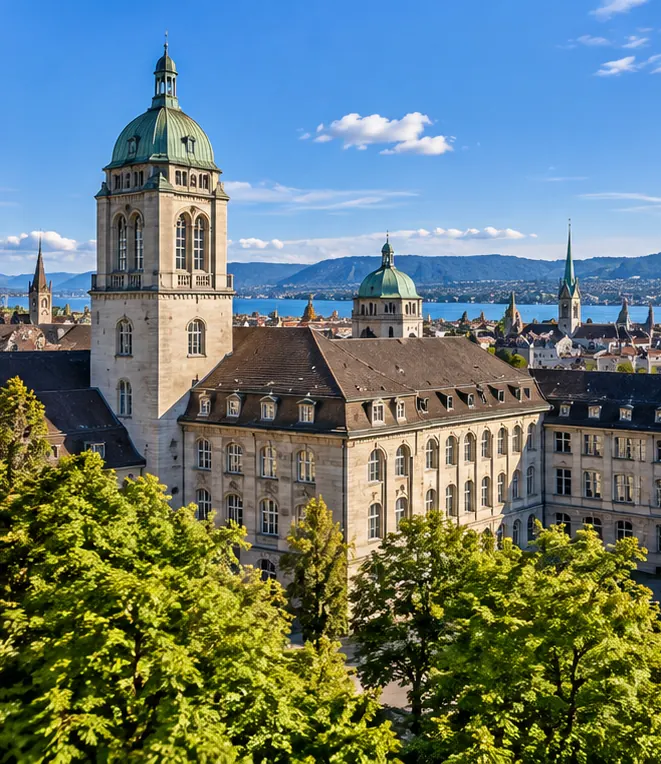 UZH:historisches Hauptgebäude der Universität Zürich